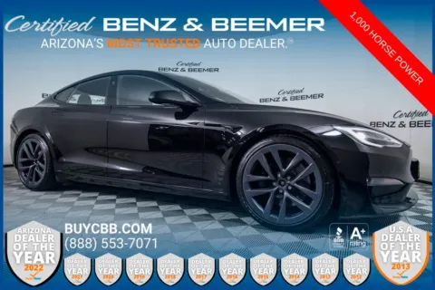 Black 2021 Tesla Model S Plaid for sale in Scottsdale, AZ