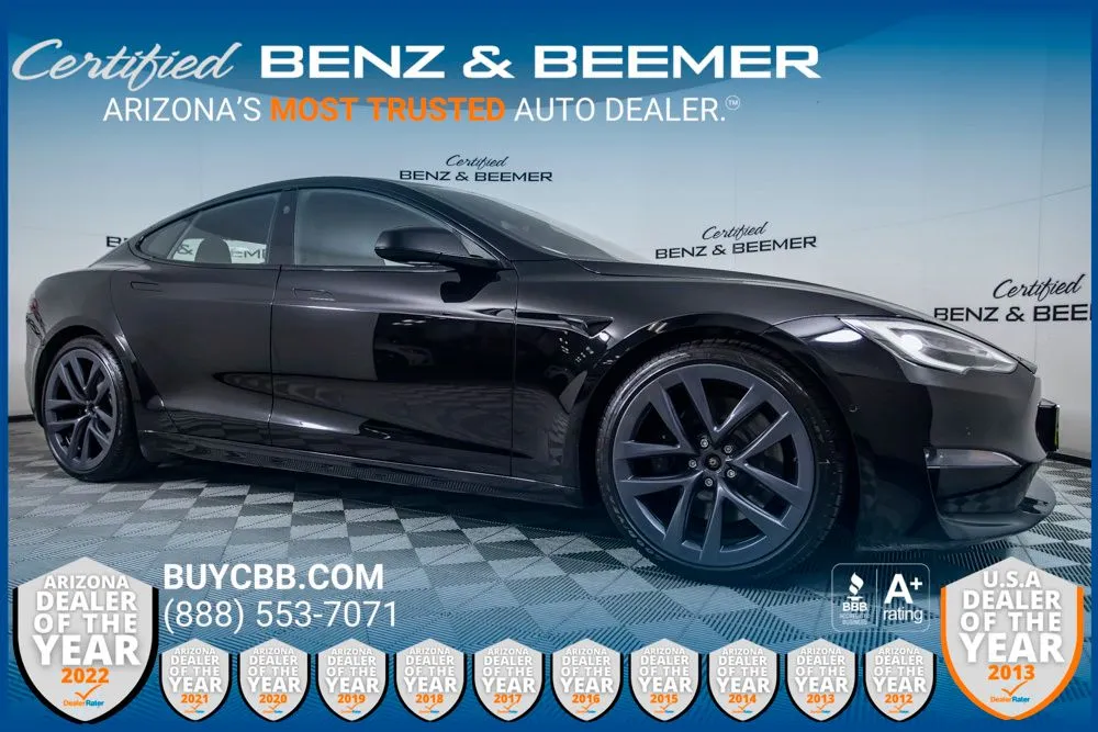 Black 2021 Tesla Model S Plaid for sale in Scottsdale, AZ