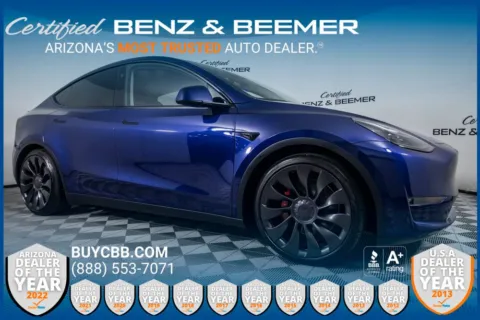 Blue 2025 Tesla Model Y Performance for sale in Scottsdale, AZ