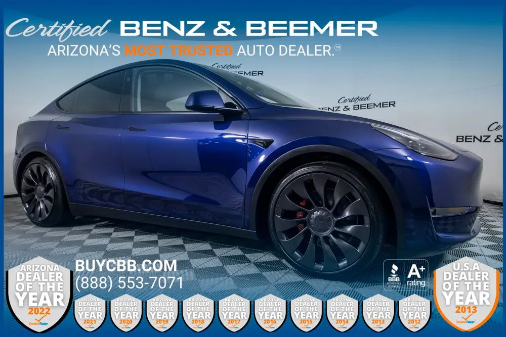 Blue 2025 Tesla Model Y Performance for sale in Scottsdale, AZ
