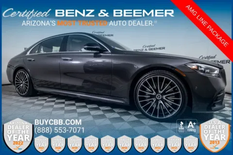 Gray 2022 Mercedes-Benz S-Class S 580 for sale in Scottsdale, AZ