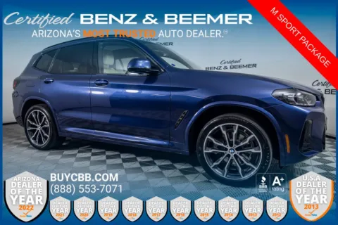 Blue 2024 BMW X3 xDrive30i for sale in Scottsdale, AZ