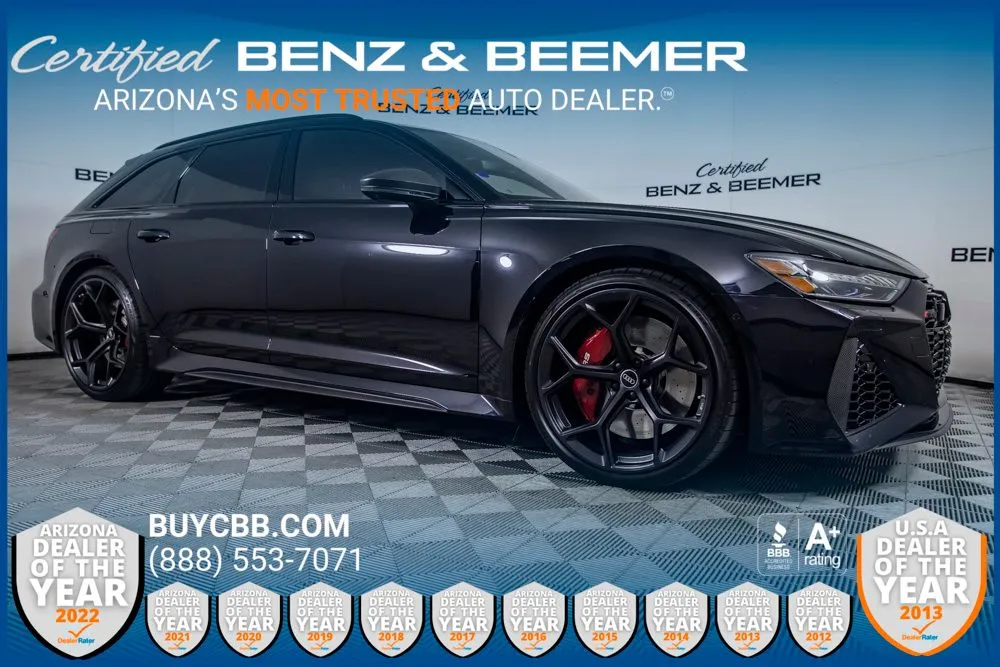 Black 2025 Audi RS 6 Avant performance 4.0T for sale in Scottsdale, AZ