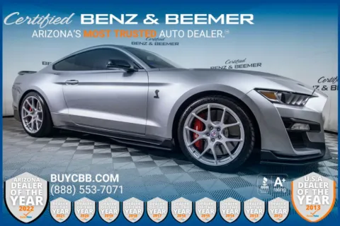 Silver 2020 Ford Mustang Shelby GT500 for sale in Scottsdale, AZ