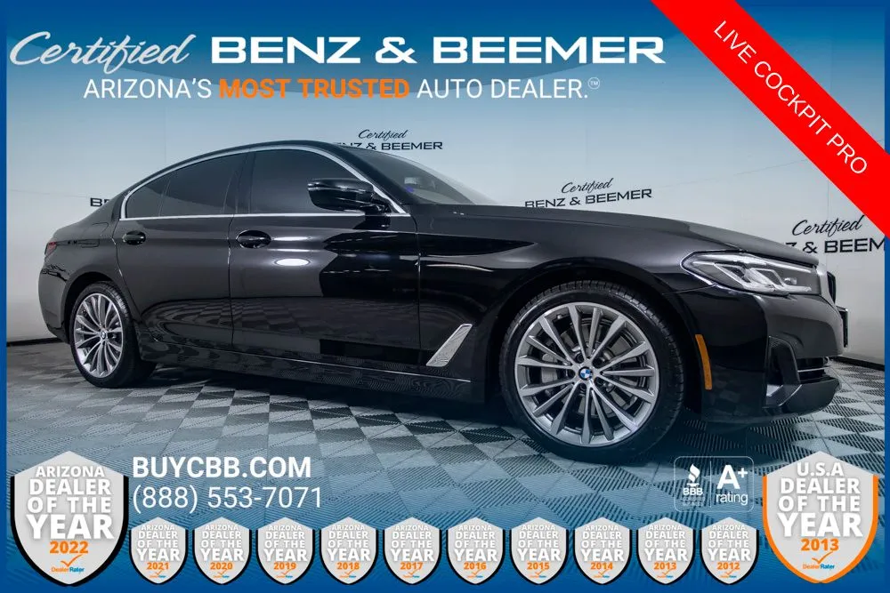 Black 2023 BMW 5 Series 530i for sale in Scottsdale, AZ