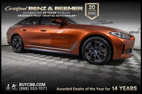 Orange 2023 BMW i4 eDrive35 for sale in Scottsdale, AZ