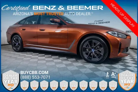 Orange 2023 BMW i4 eDrive35 for sale in Scottsdale, AZ