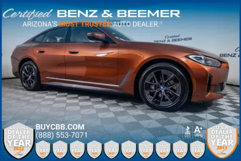 Orange 2023 BMW i4 eDrive35 for sale in Scottsdale, AZ