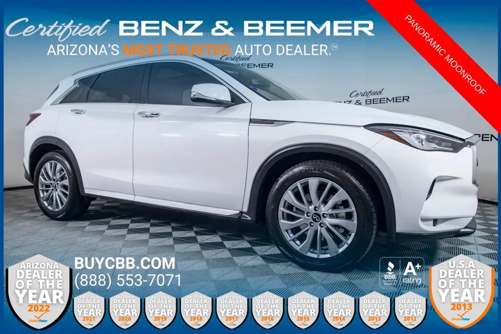 White 2024 INFINITI QX50 LUXE for sale in Scottsdale, AZ