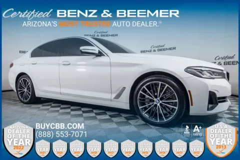 White 2021 BMW 5 Series 530e iPerformance for sale in Scottsdale, AZ