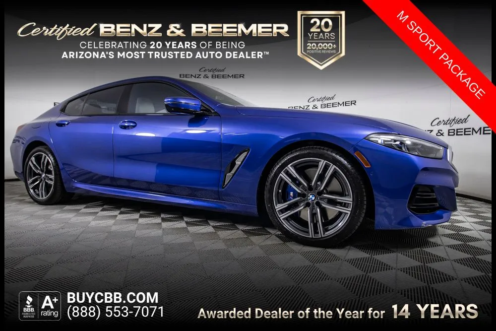 Blue 2023 BMW 8 Series 840 for sale in Scottsdale, AZ
