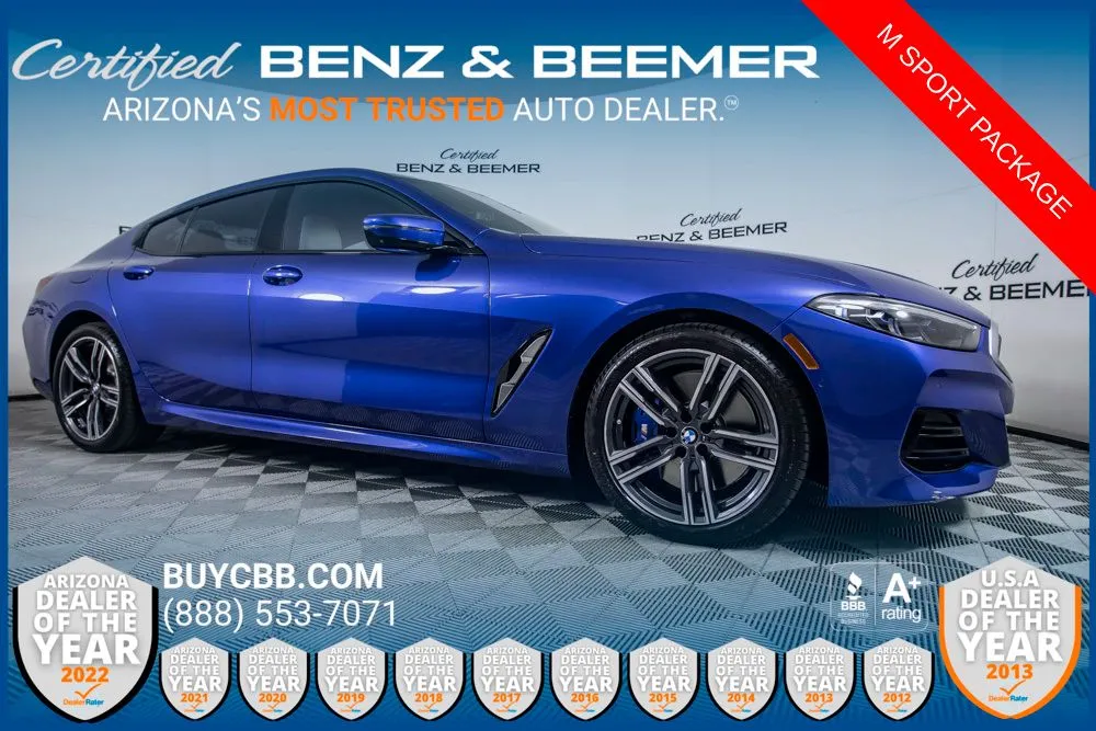 Blue 2023 BMW 8 Series 840 for sale in Scottsdale, AZ
