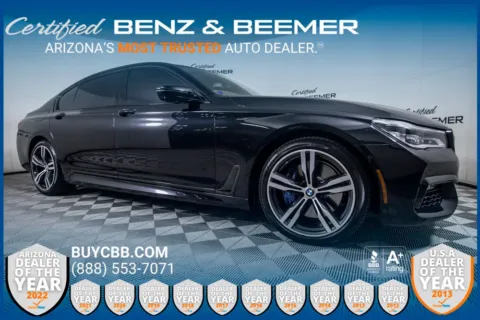 Black 2017 BMW 7 Series 750i for sale in Scottsdale, AZ