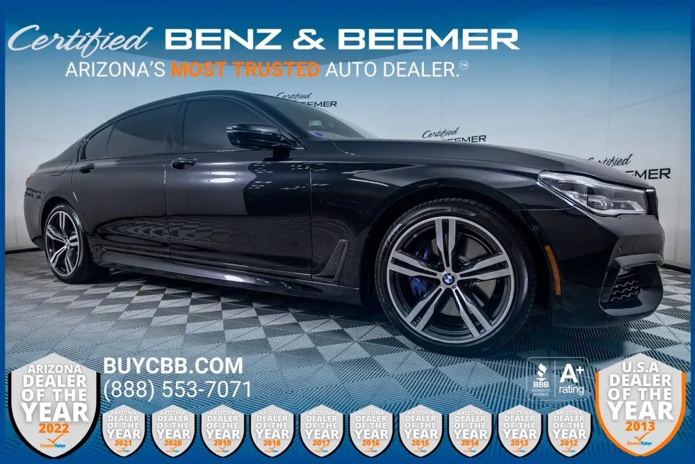 Black 2017 BMW 7 Series 750i for sale in Scottsdale, AZ