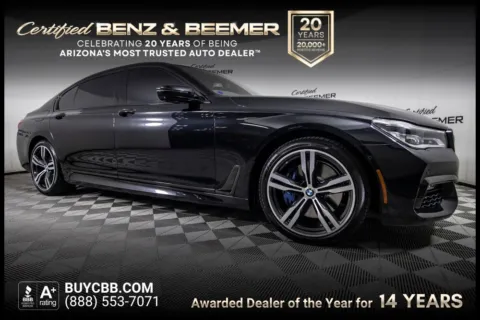 Black 2017 BMW 7 Series 750i for sale in Scottsdale, AZ