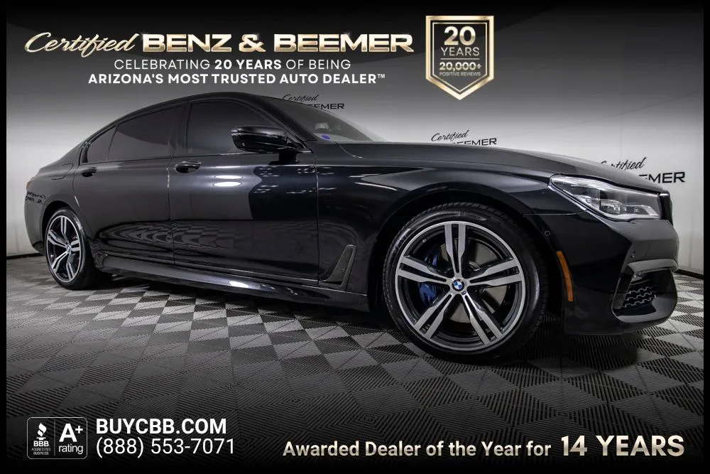 Black 2017 BMW 7 Series 750i for sale in Scottsdale, AZ