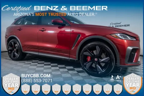 Red 2021 Jaguar F-PACE SVR for sale in Scottsdale, AZ