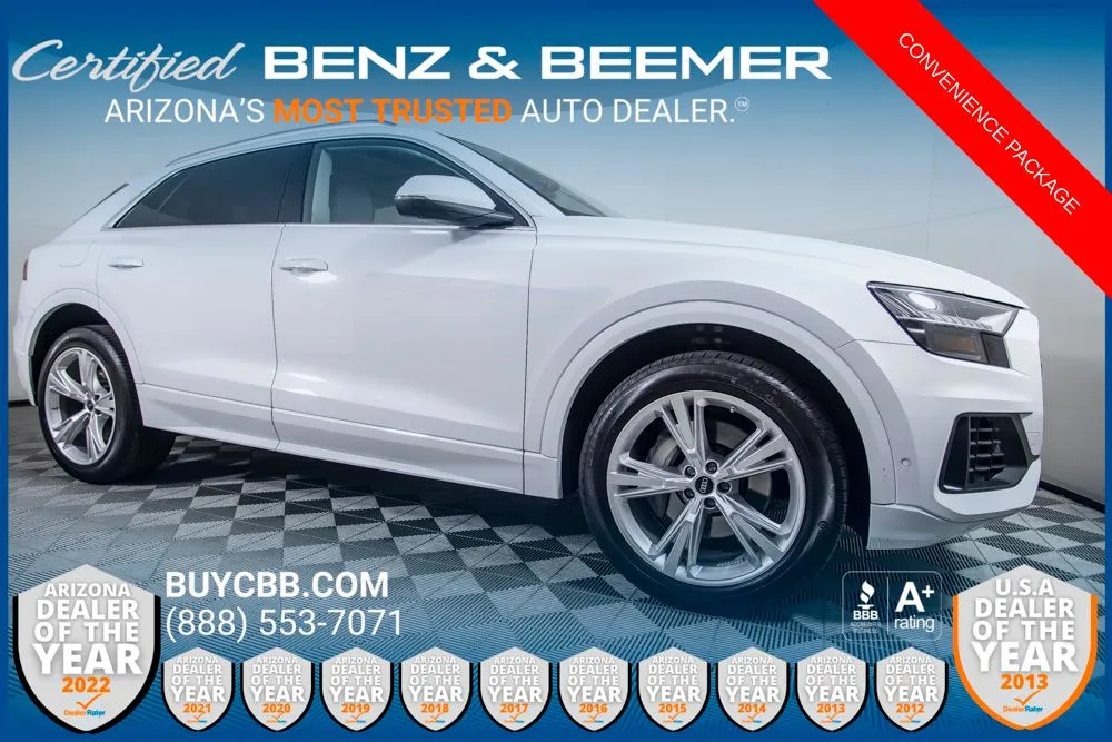 White 2023 Audi Q8 55 Premium for sale in Scottsdale, AZ