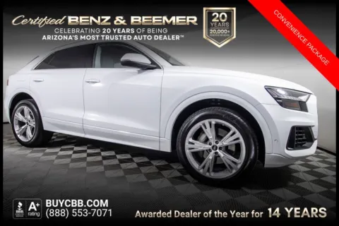 White 2023 Audi Q8 55 Premium for sale in Scottsdale, AZ