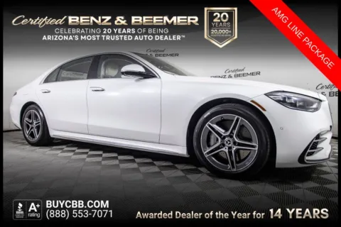 White 2024 Mercedes-Benz S-Class S 580 for sale in Scottsdale, AZ