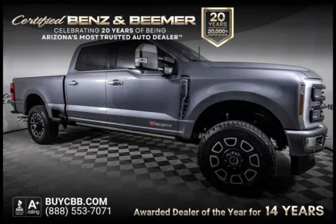 Gray 2024 Ford F-250SD Platinum for sale in Scottsdale, AZ