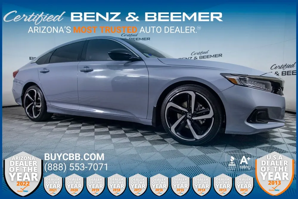 Gray 2021 Honda Accord Sport for sale in Scottsdale, AZ