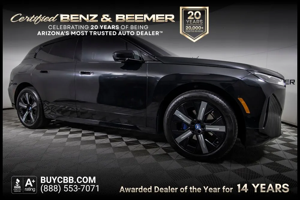 Black 2023 BMW iX xDrive50 for sale in Scottsdale, AZ