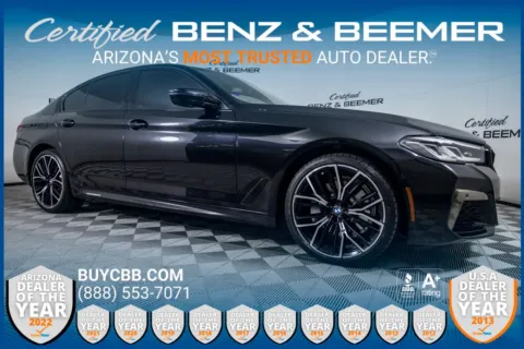 Black 2021 BMW 5 Series 530e iPerformance for sale in Scottsdale, AZ