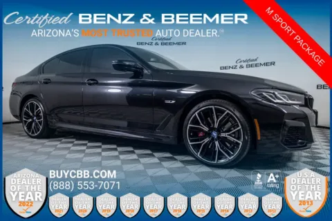 Black 2023 BMW 5 Series 530e iPerformance for sale in Scottsdale, AZ