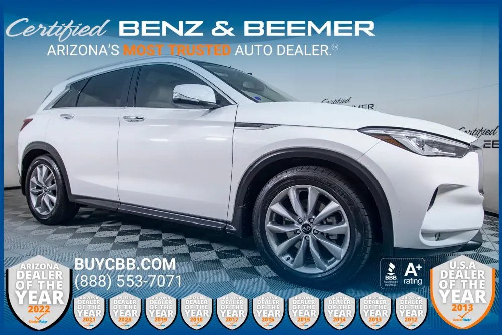 White 2020 INFINITI QX50 LUXE for sale in Scottsdale, AZ