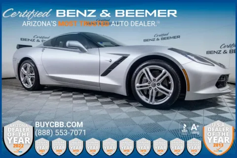 Silver 2016 Chevrolet Corvette Stingray for sale in Scottsdale, AZ