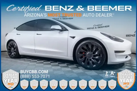 White 2022 Tesla Model 3 Performance for sale in Scottsdale, AZ