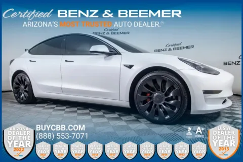 White 2022 Tesla Model 3 Performance for sale in Scottsdale, AZ