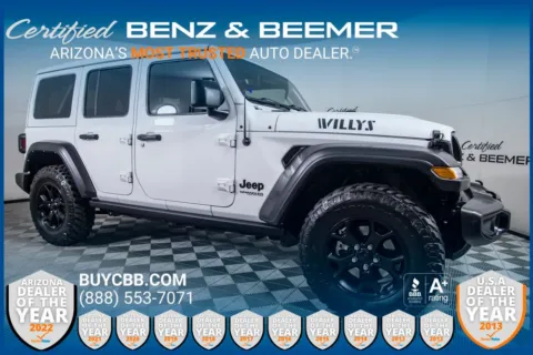White 2022 Jeep Wrangler Unlimited Willys for sale in Scottsdale, AZ
