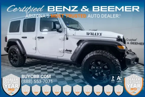 White 2022 Jeep Wrangler Unlimited Willys for sale in Scottsdale, AZ