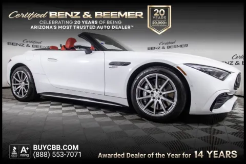 White 2023 Mercedes-Benz SL-Class SL 43 AMG for sale in Scottsdale, AZ