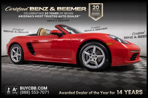 Red 2017 Porsche 718 Boxster for sale in Scottsdale, AZ