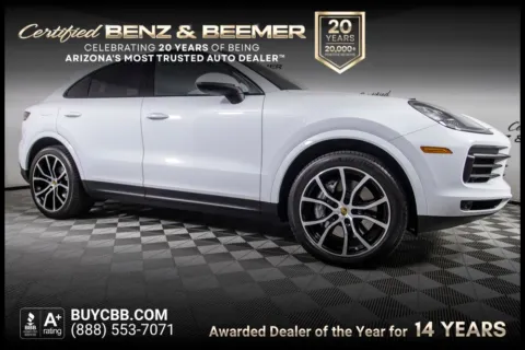 White 2023 Porsche Cayenne Coupe Platinum Edition for sale in Scottsdale, AZ