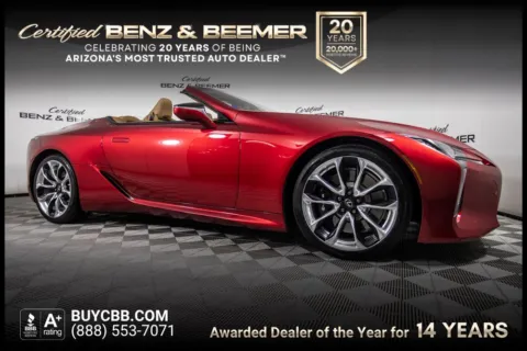 Red 2021 Lexus LC 500 for sale in Scottsdale, AZ