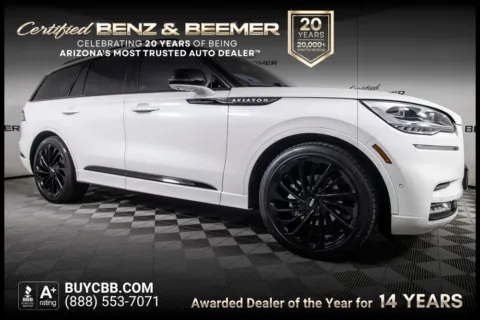 White 2023 Lincoln Aviator Black Label for sale in Scottsdale, AZ