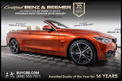 Orange 2020 BMW 4 Series 430i xDrive for sale in Scottsdale, AZ