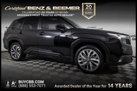 Black 2025 Subaru Forester Hybrid Touring for sale in Scottsdale, AZ