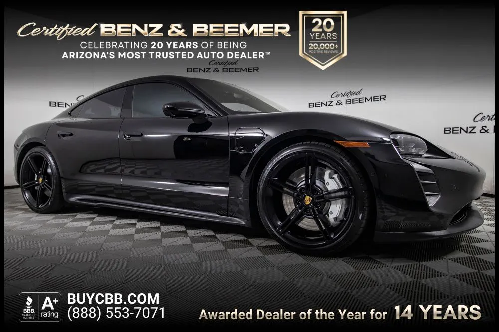 Black 2023 Porsche Taycan GTS for sale in Scottsdale, AZ