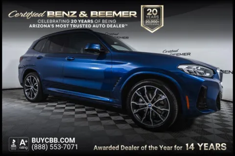 Blue 2022 BMW X3 sDrive30i for sale in Scottsdale, AZ