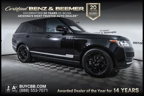 Black 2017 Land Rover Range Rover 3.0L V6 Supercharged for sale in Scottsdale, AZ