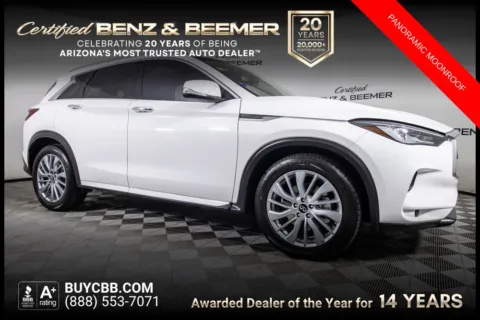 White 2024 INFINITI QX50 LUXE for sale in Scottsdale, AZ