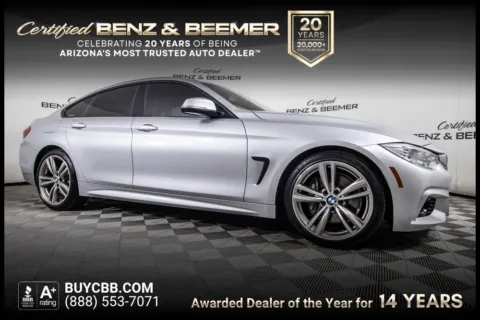 Silver 2017 BMW 4 Series 440i Gran Coupe for sale in Scottsdale, AZ