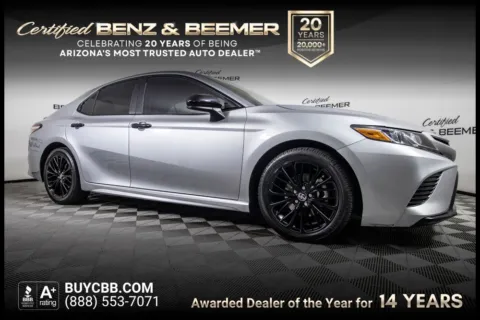 Silver 2020 Toyota Camry SE Nightshade for sale in Scottsdale, AZ