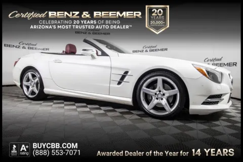 White 2016 Mercedes-Benz SL-Class SL 400 Roadster for sale in Scottsdale, AZ