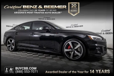 Black 2023 Audi A5 Sportback 45 S line Premium Plus for sale in Scottsdale, AZ